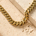 Chunky Curb Chain Necklace thumbnail 2