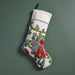 Embroidered Floral Christmas Stocking thumbnail 1