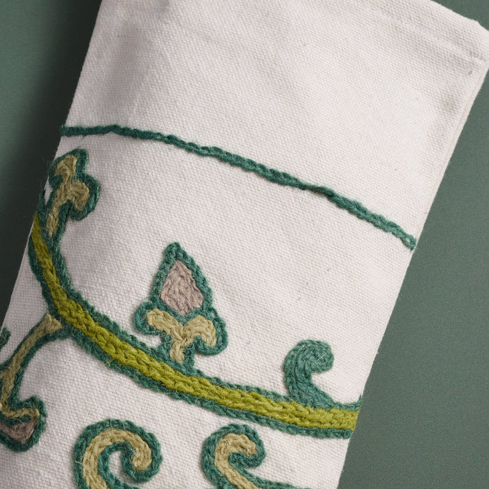 Embroidered Floral Christmas Stocking 4