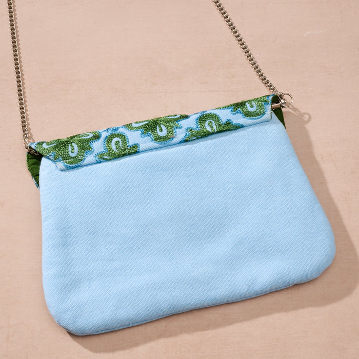 Sundar Silk Embroidered Clutch 4