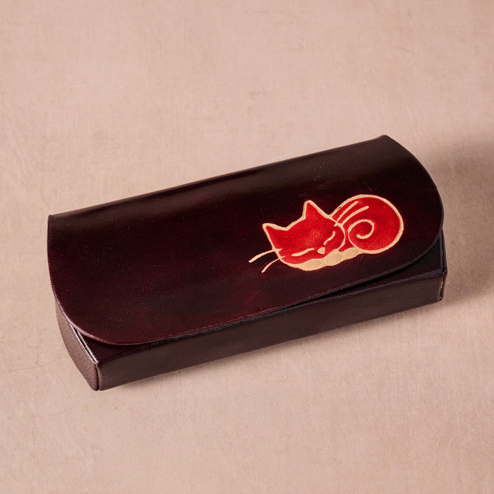 Kittee Leather Eyeglass Case 1