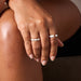 Celestial Scalloped Band Ring thumbnail 4
