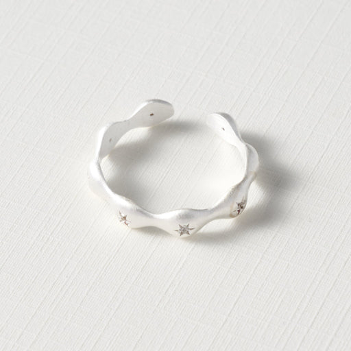 Celestial Scalloped Band Ring