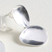 Double Curved Oval Earrings thumbnail 3