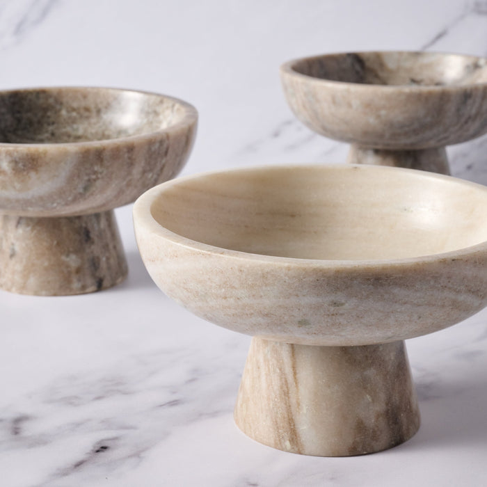 Haran Morchana Marble Pedestal Bowl 3