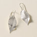 Esha Silver Sparkle Leaf Earrings - Ten Thousand Villages