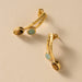 Sanja Tiger + Glass Stone Post Earrings - Ten Thousand Villages