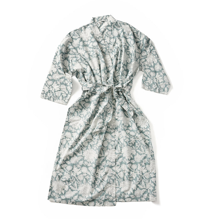 Avani Floral Block Print Robe 1