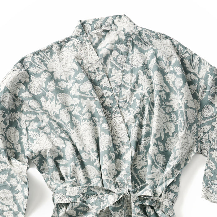 Avani Floral Block Print Robe 4