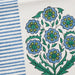 Devika Floral + Stripe Block Print Napkin - Ten Thousand Villages