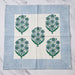 Devika Floral + Stripe Block Print Napkin - Ten Thousand Villages