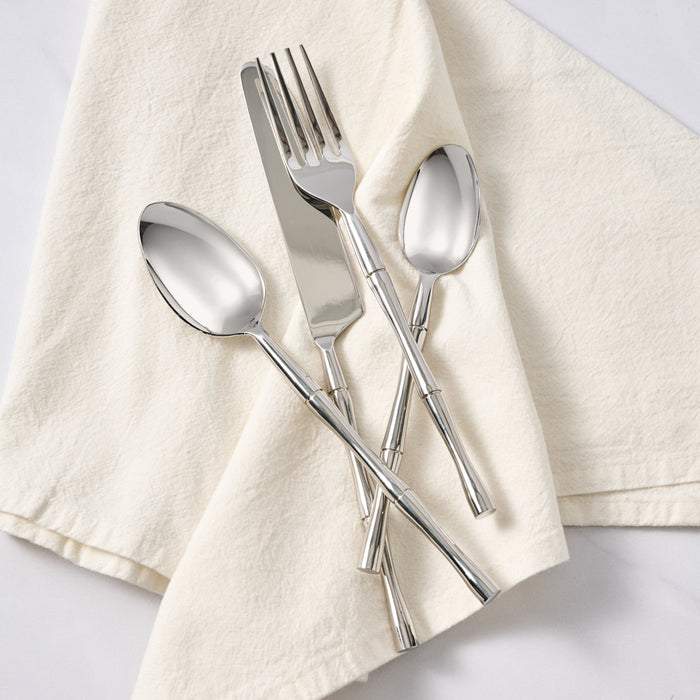 Khao Stainless Cutlery Set - Bamboo Handle 1
