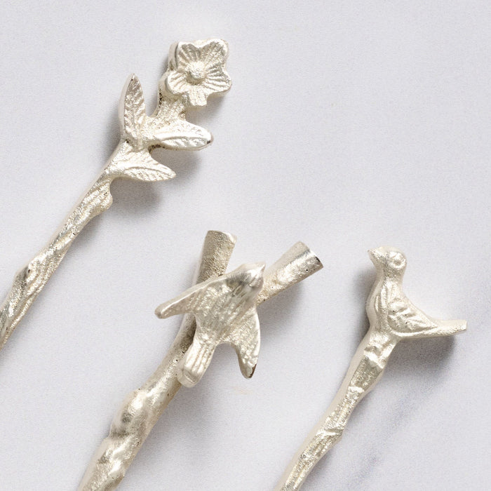 Adavi Silver Mini Serving Utensils 2