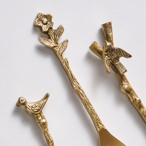 Adavi Gold Mini Serving Utensils - Ten Thousand Villages