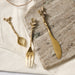 Adavi Gold Mini Serving Utensils - Ten Thousand Villages