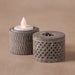 Jatil Carved Gorara Stone Tealight Holder thumbnail 2
