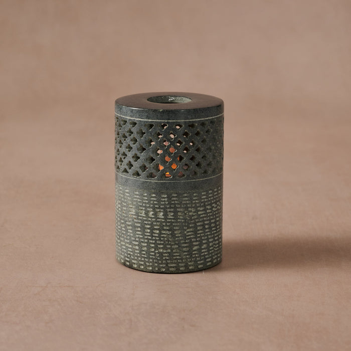 Dipa Carved Palewa Stone Tealight Holder 1