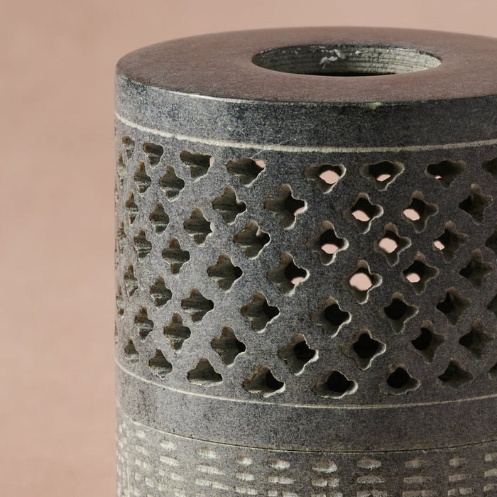 Dipa Carved Palewa Stone Tealight Holder 4