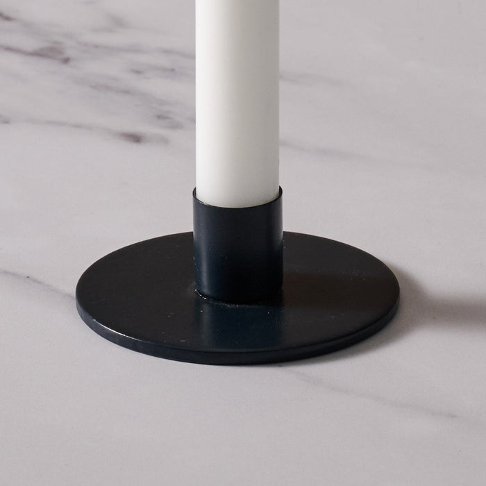Kasi Round Taper Candle Holder - Midnight Blue 1