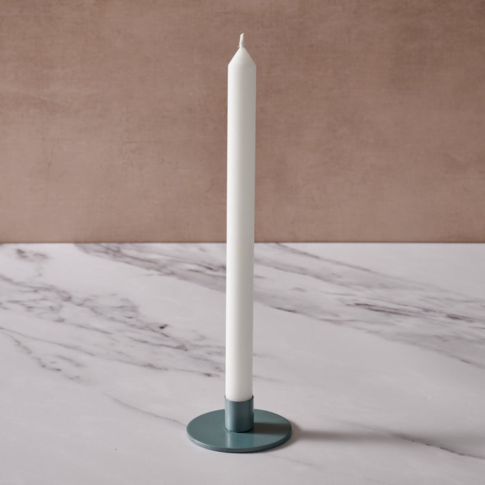 Kasi Round Taper Candle Holder - Blue/Gray 1