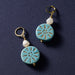 Bola Ceramic + Glass Bead Drop Earrings - Ten Thousand Villages