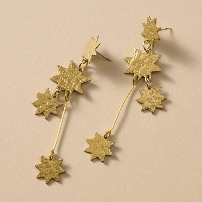 Girana Star Shower Post Earrings 1