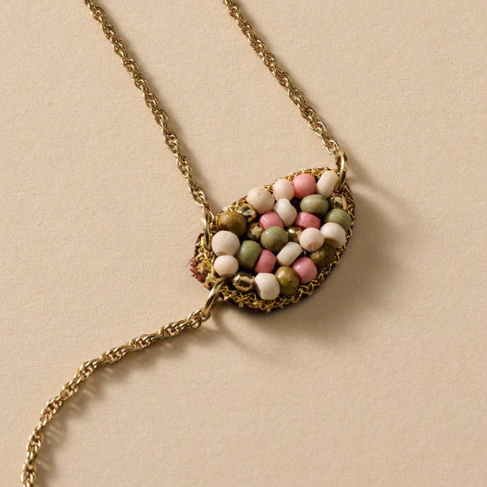 Duniya Embroidered Bead Necklace 4