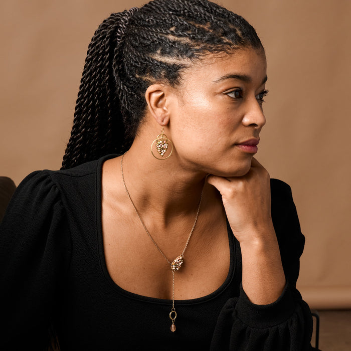 Duniya Embroidered Bead Necklace 1