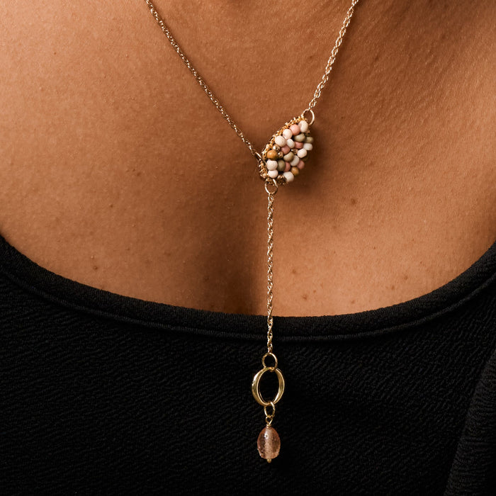 Duniya Embroidered Bead Necklace 3