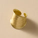 Diva Hammered Brass Cuff Ring - Ten Thousand Villages