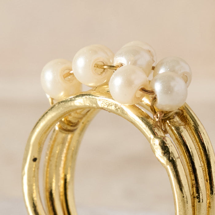 Anek Pearl Bead Ring 4