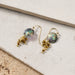 Thanda Sequin & Brass Bead Earrings thumbnail 1