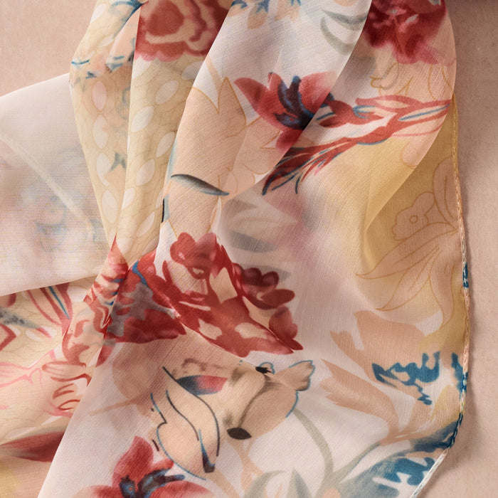 Sharad Floral Chiffon Scarf 3