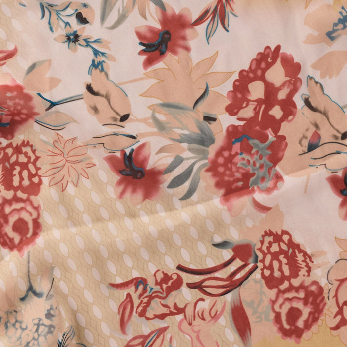 Sharad Floral Chiffon Scarf 2