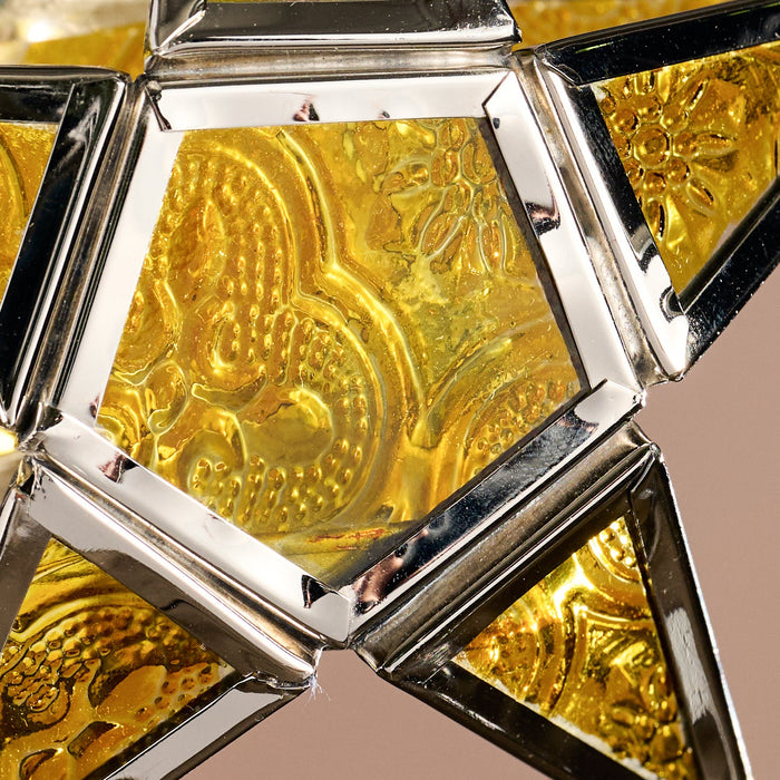 Starlight Candleholder Ornament - Yellow 3