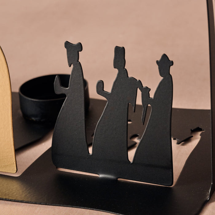 Traad Iron Nativity Creche 3