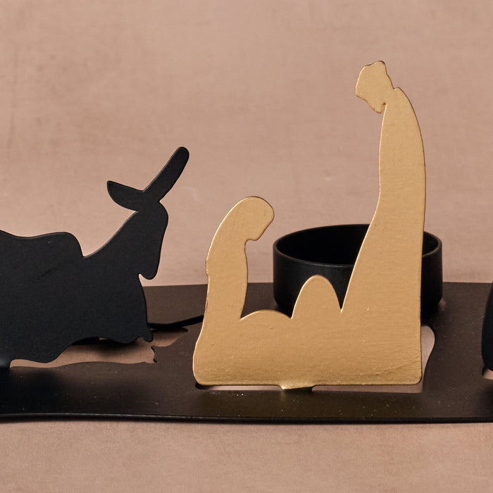 Traad Iron Nativity Creche 2