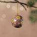 Garam Paper Mache Ball Ornament thumbnail 1
