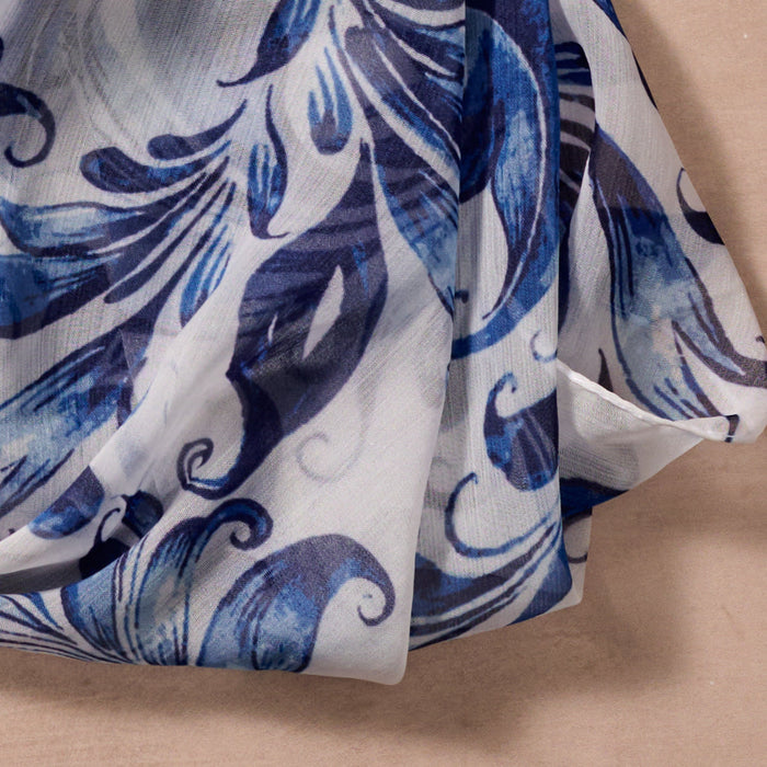 Keya Paisley Chiffon Scarf 3