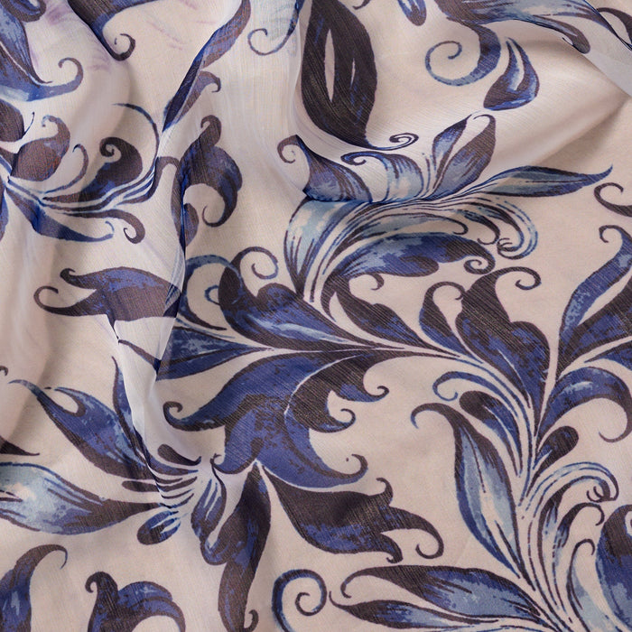 Keya Paisley Chiffon Scarf 4