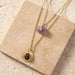 Dhumra Double Layer Agate Necklace thumbnail 1