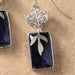 Chandra Glass Stone & Leaf Earrings thumbnail 2