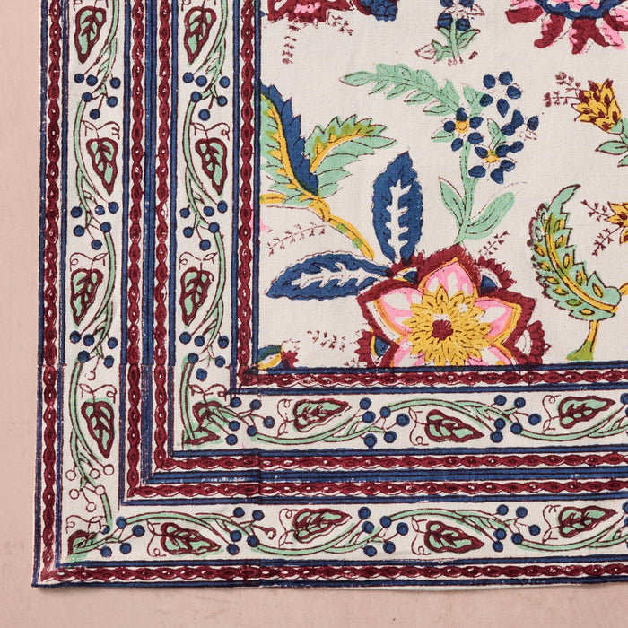 Zaina Floral Blockprint Napkin 4
