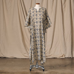 Panna Full Length Block Print Kaftan