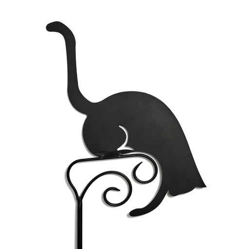 Priy Cat with Bell Garden Stake