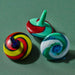 Multi-Colored Glass Tops - Set of 3 thumbnail 3