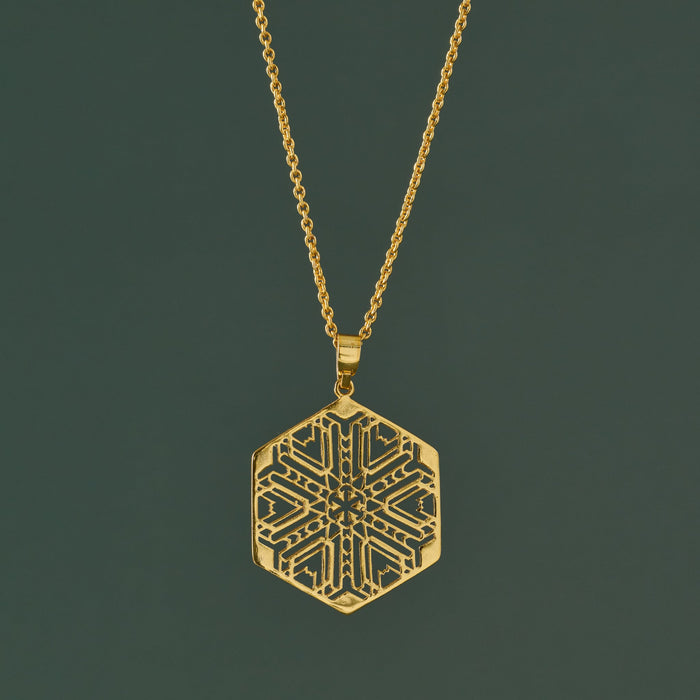 Mandala Brass Medallion Necklace 2