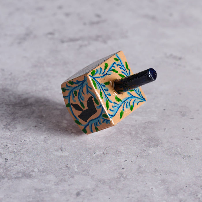 Painted Wood Dreidel 3