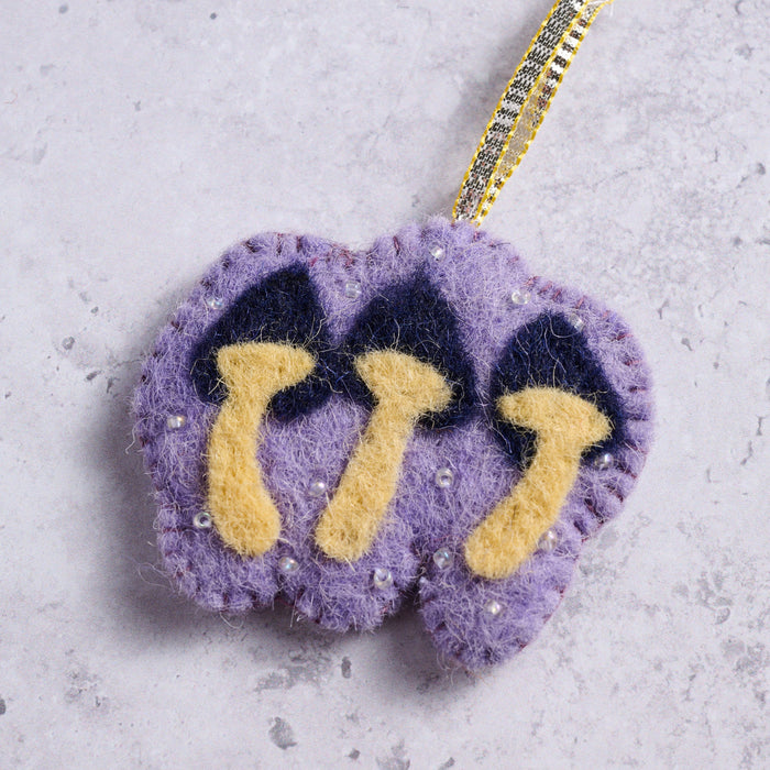 Felt Mushroom Trio Ornament 2