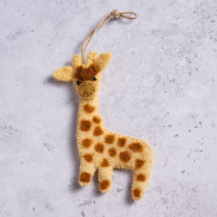 Felt Giraffe Ornament 2